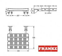 FRANKE CONTINA ASIENTO DUCHA ABATIBLE